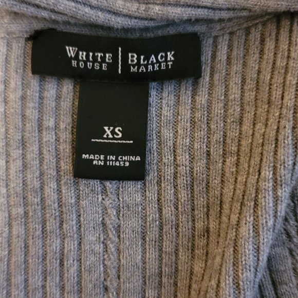 White House Black Market Grey Cardigan in XS - Picture 10 of 12